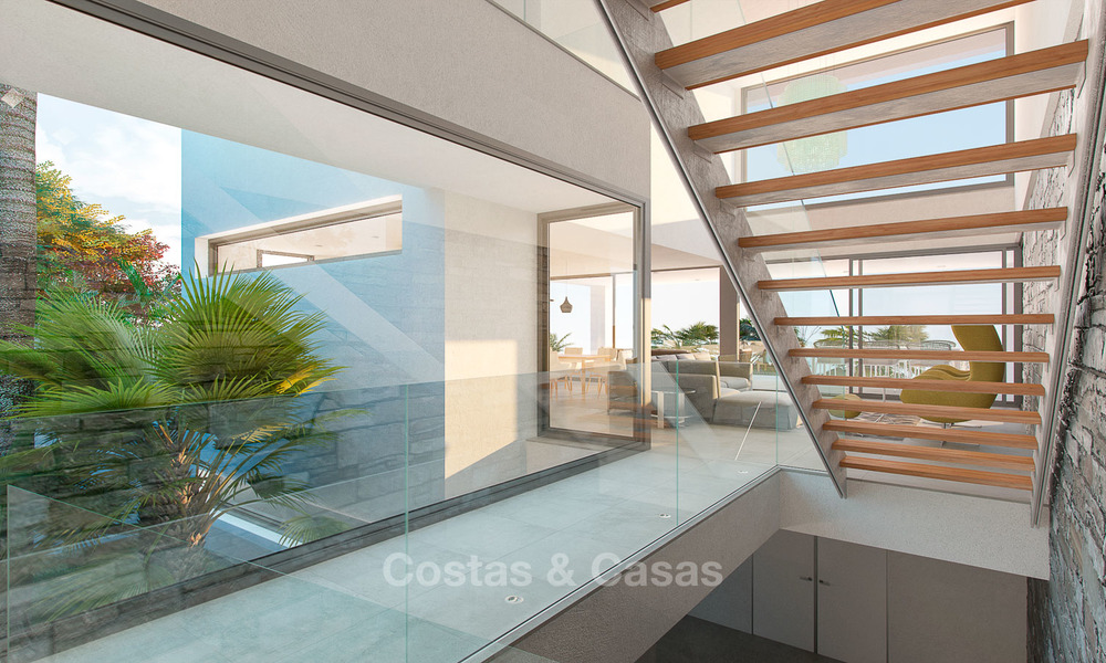 Indrukwekkende eigentijdse luxe villa met panoramisch zeezicht te koop, in een golfcomplex, instapklaar - Benahavis, Marbella 8475