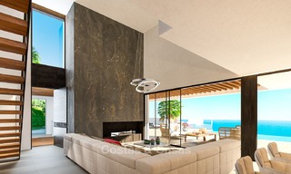 Indrukwekkende moderne designer villa met prachtig zeezicht te koop, in een golfcomplex - Benahavis, Marbella 8481 