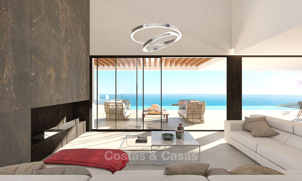 Indrukwekkende moderne designer villa met prachtig zeezicht te koop, in een golfcomplex - Benahavis, Marbella 8484