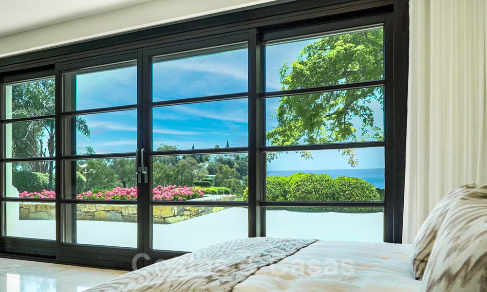 Luxueuze villa in traditionele stijl met prachtig uitzicht op zee te koop, Benahavis - Marbella 37165