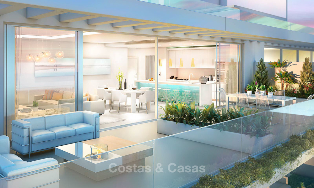 Prachtige nieuwbouw luxe-appartementen te koop, op wandelafstand strand met prachtig zeezicht - Benalmadena, Costa del Sol 9208