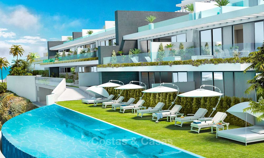 Prachtige nieuwbouw luxe-appartementen te koop, op wandelafstand strand met prachtig zeezicht - Benalmadena, Costa del Sol 9210
