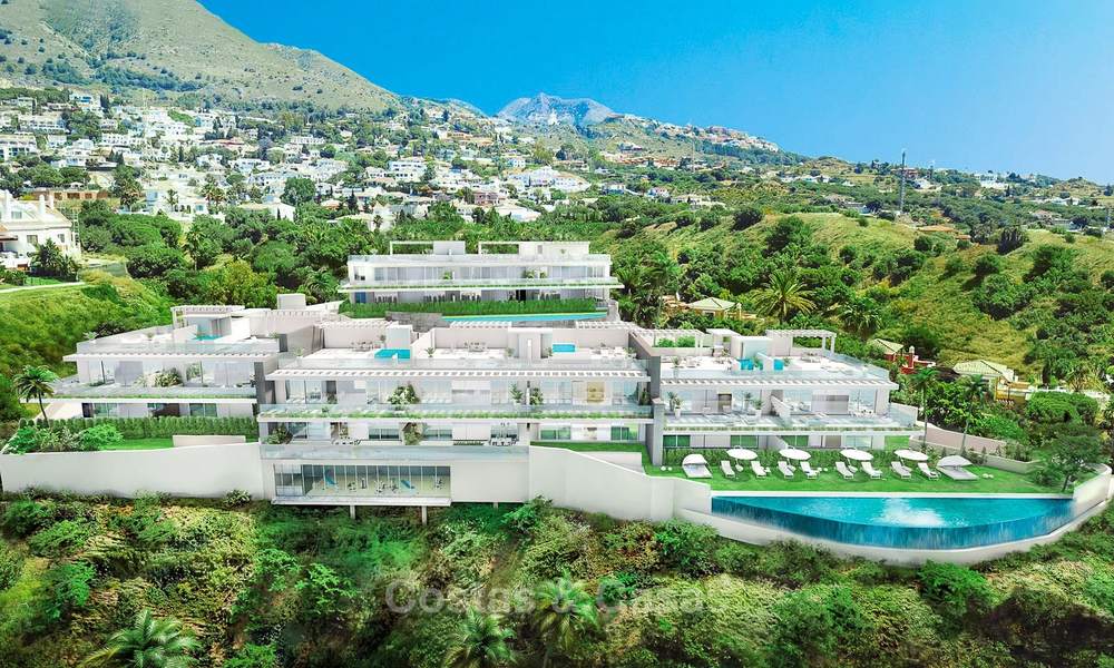 Prachtige nieuwbouw luxe-appartementen te koop, op wandelafstand strand met prachtig zeezicht - Benalmadena, Costa del Sol 9215