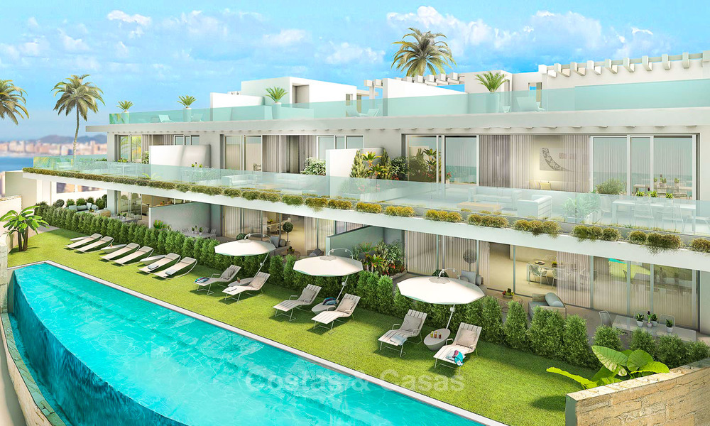 Prachtige nieuwbouw luxe-appartementen te koop, op wandelafstand strand met prachtig zeezicht - Benalmadena, Costa del Sol 9216