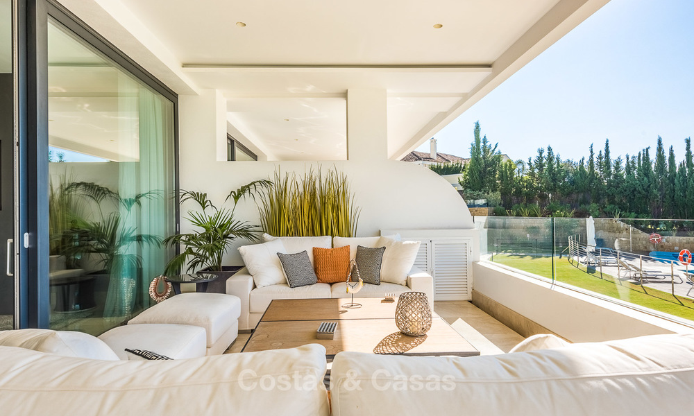 Verfijnd en modern luxe appartement te koop in een prestigieus wooncomplex in Sierra Blanca, Golden Mile, Marbella 8783
