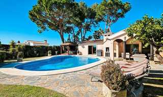 Gezellige en luxe traditionele villa met zeezicht te koop, met separaat gastenverblijf, instapklaar - Elviria, Marbella 8805 