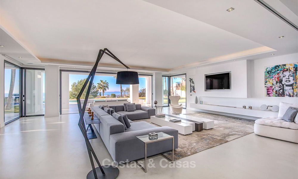 Oogstrelende luxe moderne designer villa met zeezicht te koop in de exclusieve wijk Sierra Blanca - Golden Mile, Marbella 8906