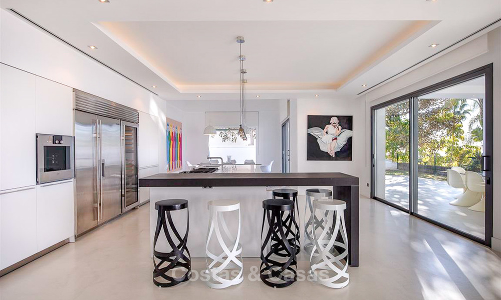 Oogstrelende luxe moderne designer villa met zeezicht te koop in de exclusieve wijk Sierra Blanca - Golden Mile, Marbella 8916