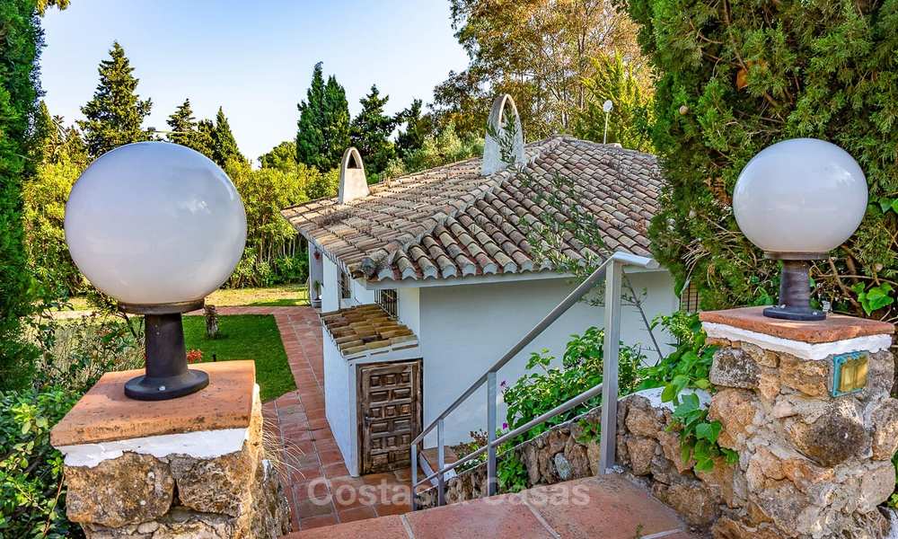 Uniek aanbod! Prachtig landgoed van 5 villa's op een groot perceel te koop, met zeezicht - Mijas, Costa del Sol 9038