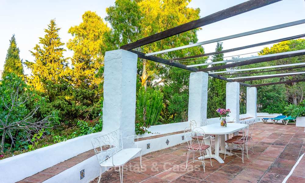 Uniek aanbod! Prachtig landgoed van 5 villa's op een groot perceel te koop, met zeezicht - Mijas, Costa del Sol 9040