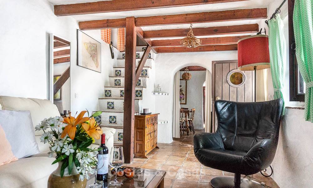 Uniek aanbod! Prachtig landgoed van 5 villa's op een groot perceel te koop, met zeezicht - Mijas, Costa del Sol 9045