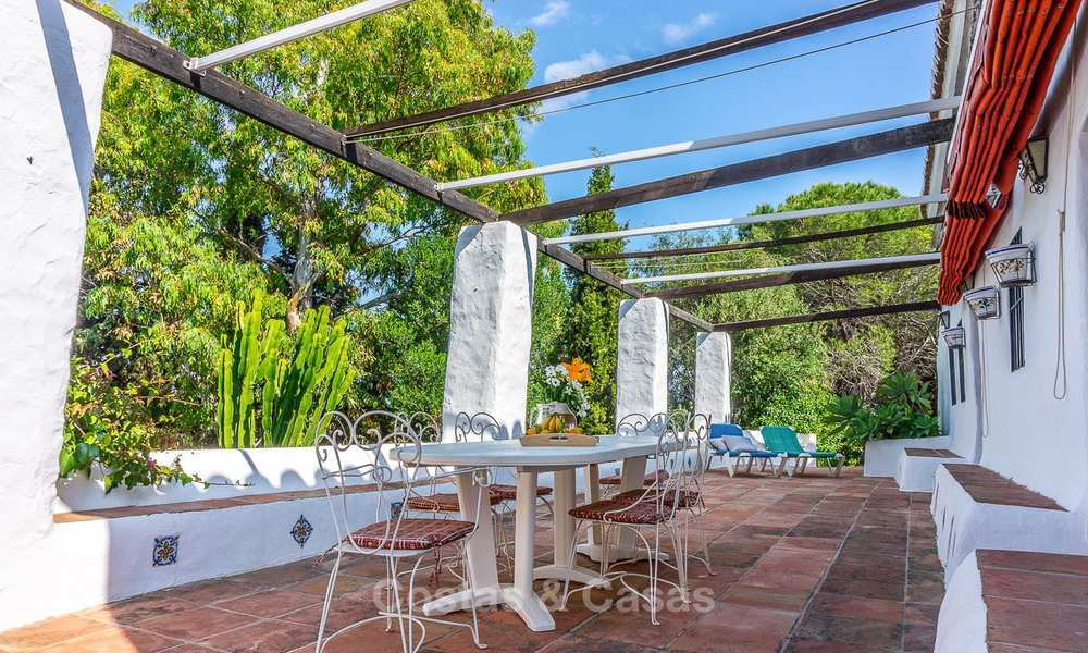 Uniek aanbod! Prachtig landgoed van 5 villa's op een groot perceel te koop, met zeezicht - Mijas, Costa del Sol 9053