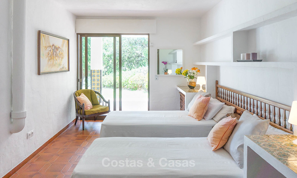 Uniek aanbod! Prachtig landgoed van 5 villa's op een groot perceel te koop, met zeezicht - Mijas, Costa del Sol 9055