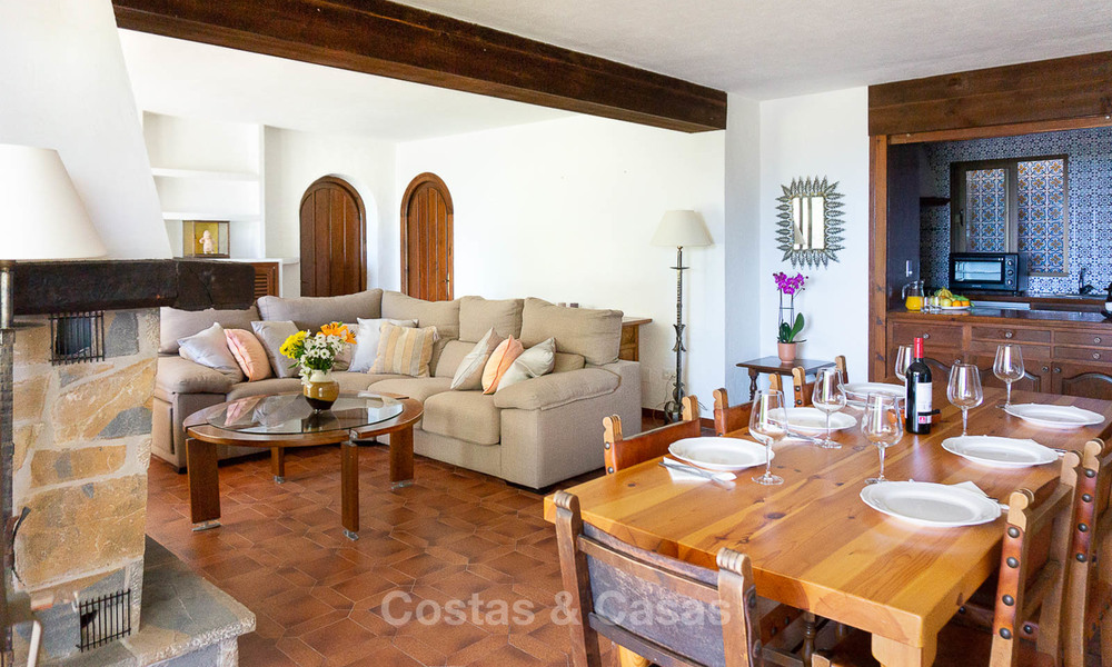 Uniek aanbod! Prachtig landgoed van 5 villa's op een groot perceel te koop, met zeezicht - Mijas, Costa del Sol 9062