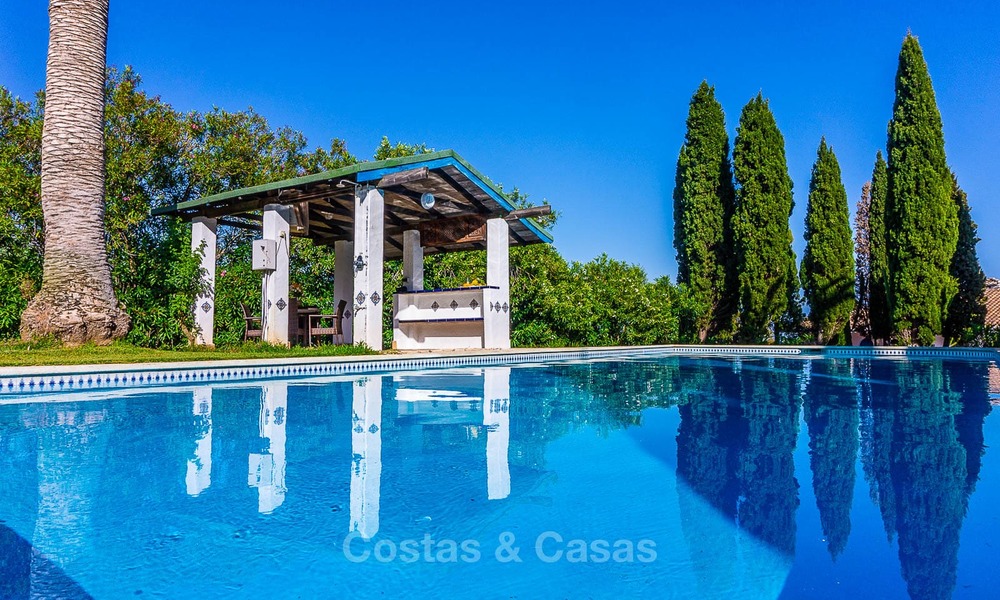 Uniek aanbod! Prachtig landgoed van 5 villa's op een groot perceel te koop, met zeezicht - Mijas, Costa del Sol 9068