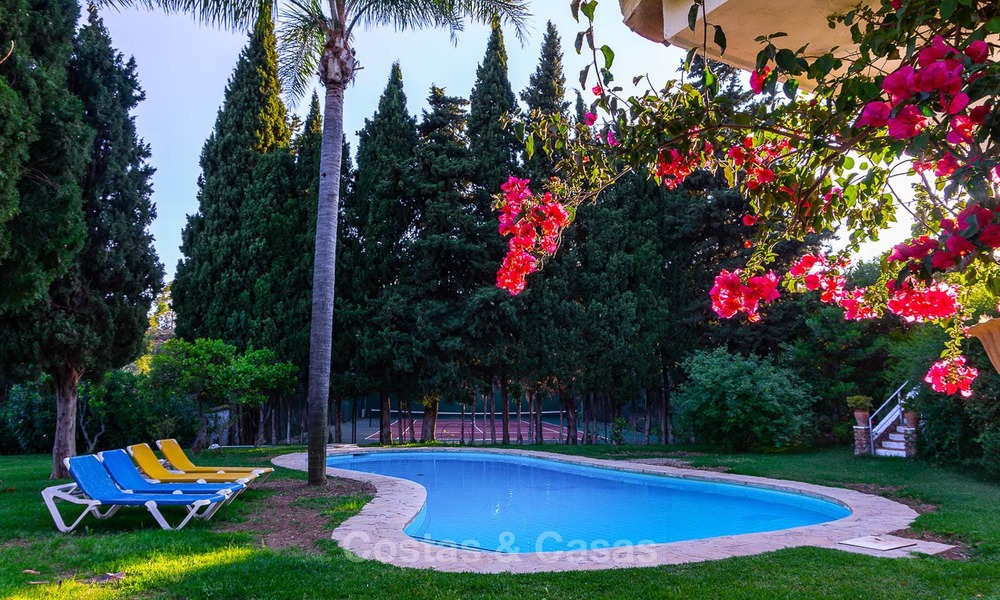 Uniek aanbod! Prachtig landgoed van 5 villa's op een groot perceel te koop, met zeezicht - Mijas, Costa del Sol 9075
