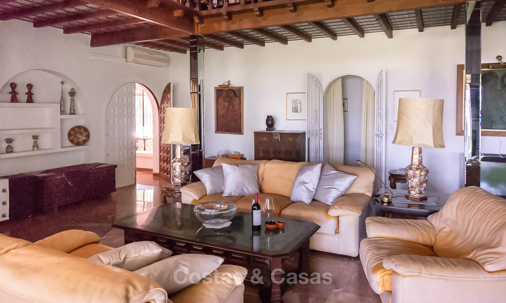 Uniek aanbod! Prachtig landgoed van 5 villa's op een groot perceel te koop, met zeezicht - Mijas, Costa del Sol 8994