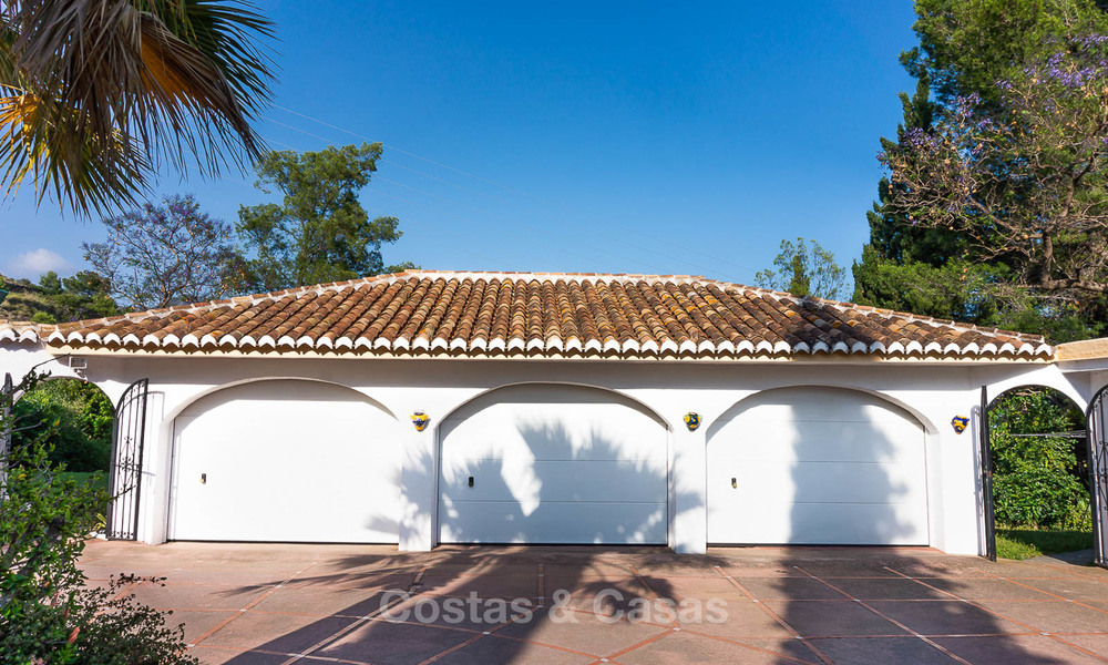 Uniek aanbod! Prachtig landgoed van 5 villa's op een groot perceel te koop, met zeezicht - Mijas, Costa del Sol 9009