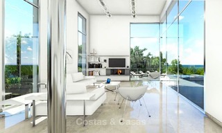 Eco-vriendelijke eigentijdse luxe villa met zeezicht te koop - Benalmadena, Costa del Sol 9222 