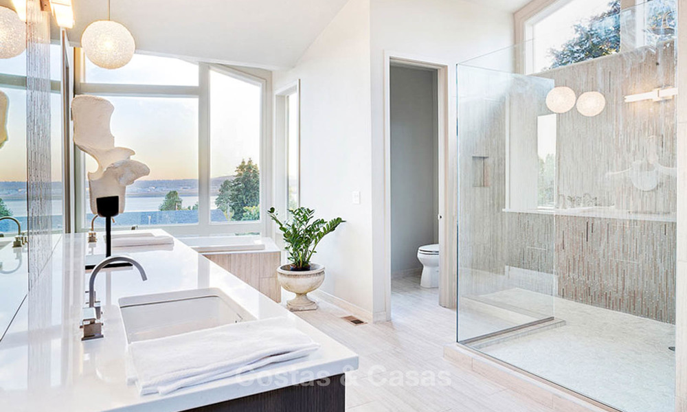Moderne luxe villa met prachtig zeezicht zee te koop - Benalmadena, Costa del Sol 9236