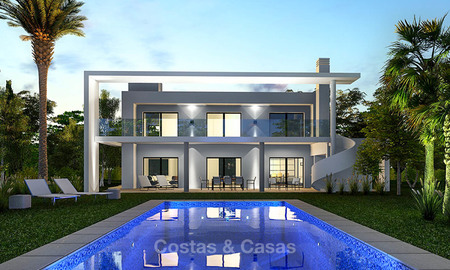 Stijlvolle moderne eigentijdse luxe villa met zee- en bergzicht te koop - Benalmadena, Costa del Sol 9250