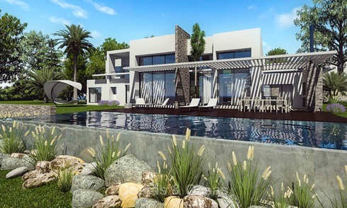 Stijlvolle moderne luxe villa met zeezicht te koop - Benalmadena, Costa del Sol 9256