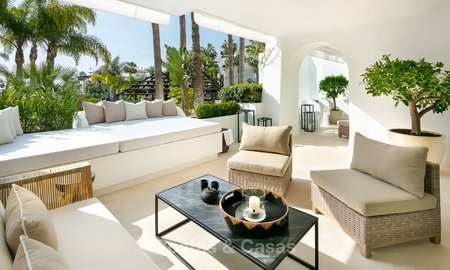 Gerenoveerd luxe appartement in Puente Romano te koop met zeezicht - Golden Mile, Marbella 9584