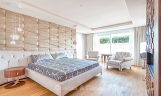 Magnifieke, luxueuze tweedelijns strandvilla met heerlijk zeezicht te koop in Puente Romano, Golden Mile, Marbella 10031 