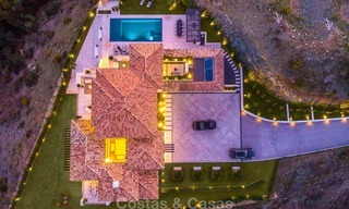 Oogstrelende, volledig gerenoveerde luxe villa met adembenemend zeezicht te koop in El Madroñal, Benahavis - Marbella 10091 