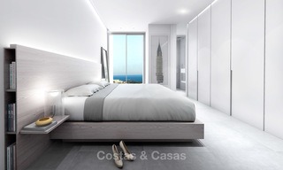 Gloednieuwe hedendaagse luxe villa met panoramisch zeezicht te koop, in een exclusief golfresort, Benahavis - Marbella 10102 