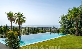 Gloednieuwe hedendaagse luxe villa met panoramisch zeezicht te koop, in een exclusief golfresort, Benahavis - Marbella 26520 