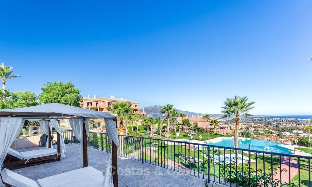 Luxe penthouse appartement met prachtige panoramische zichten op zee en bergen te koop, Benahavis, Marbella 10548