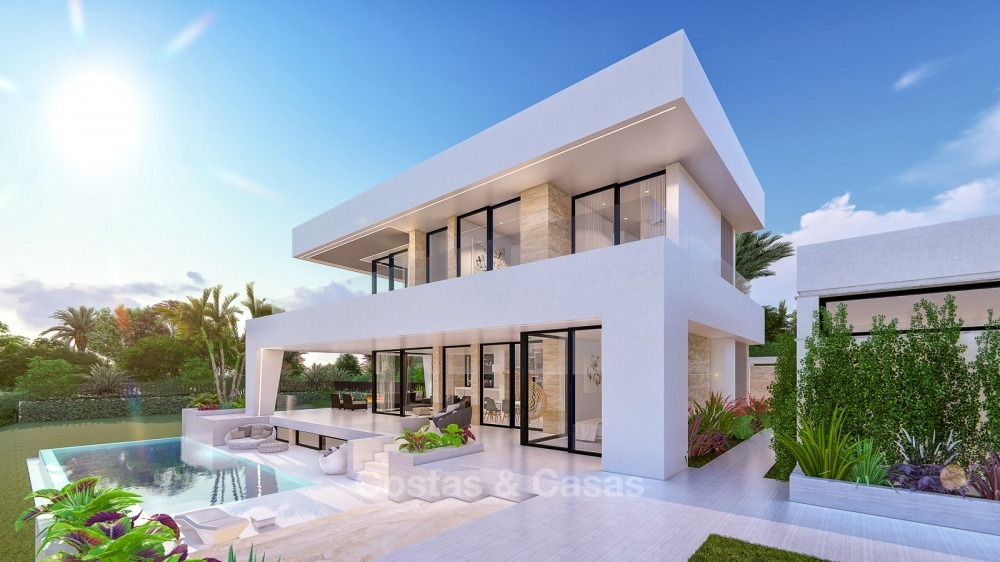 Elegante moderne nieuwbouw villa met adembenemend zeezicht te koop, Mijas, Costa del Sol 10614
