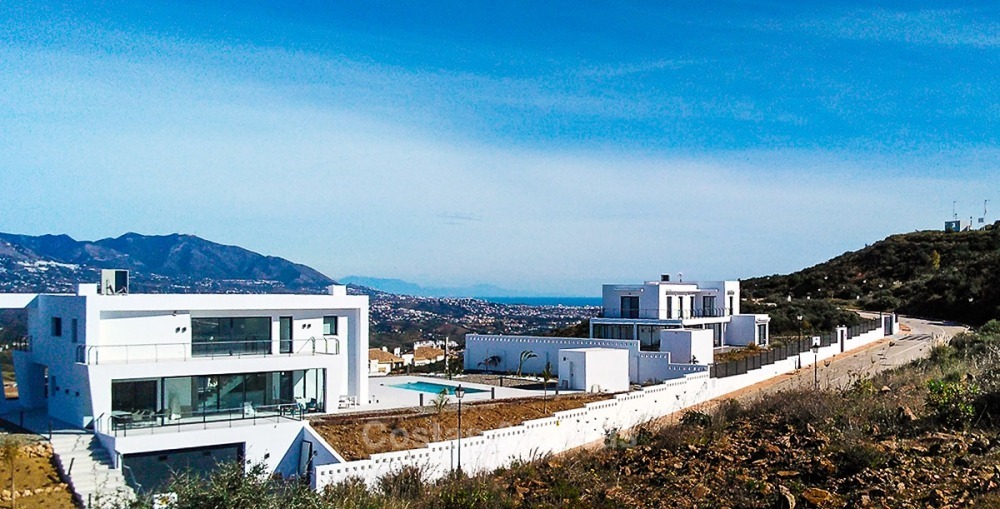 Elegante moderne nieuwbouw villa met adembenemend zeezicht te koop, Mijas, Costa del Sol 10616