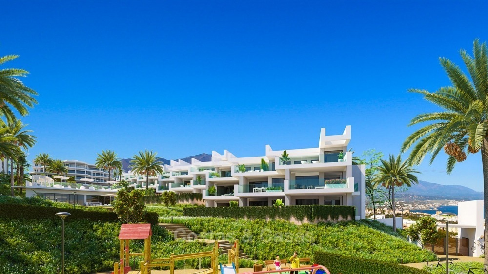 Moderne luxe appartementen met prachtig zeezicht te koop, op loopafstand van het strand - La Duquesa, Manilva, Costa del Sol 10823