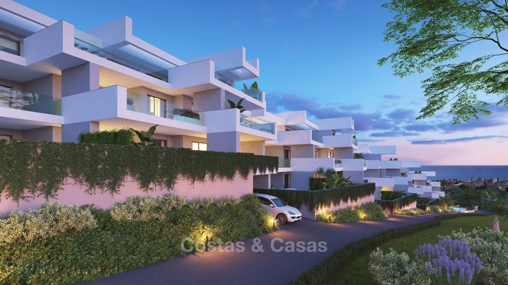 Moderne luxe appartementen met prachtig zeezicht te koop, op loopafstand van het strand - La Duquesa, Manilva, Costa del Sol 10828