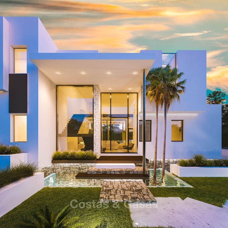 Spectaculaire hedendaagse luxe villa te koop op de New Golden Mile - Estepona Oost, Marbella 10859 