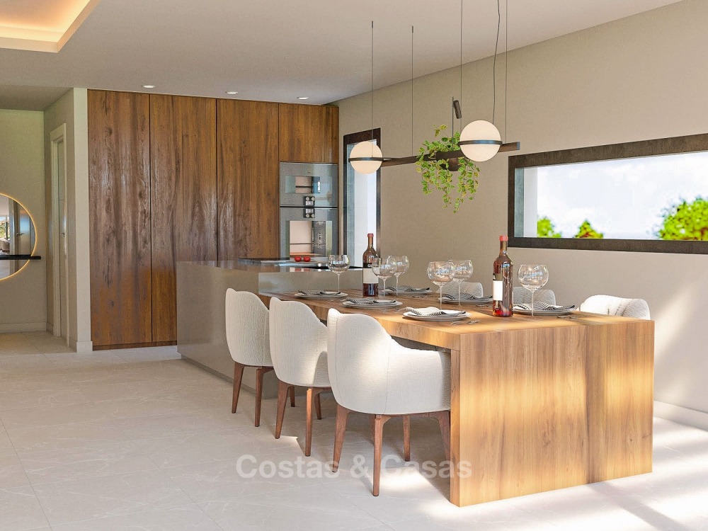 Nieuwe, exclusieve, moderne luxe villa's in een eersteklas golfresort te koop, Mijas, Costa del Sol 11004