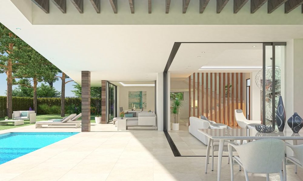 Nieuwe innovatieve luxe villa in moderne stijl te koop, strandzijde Elviria, Marbella 11692