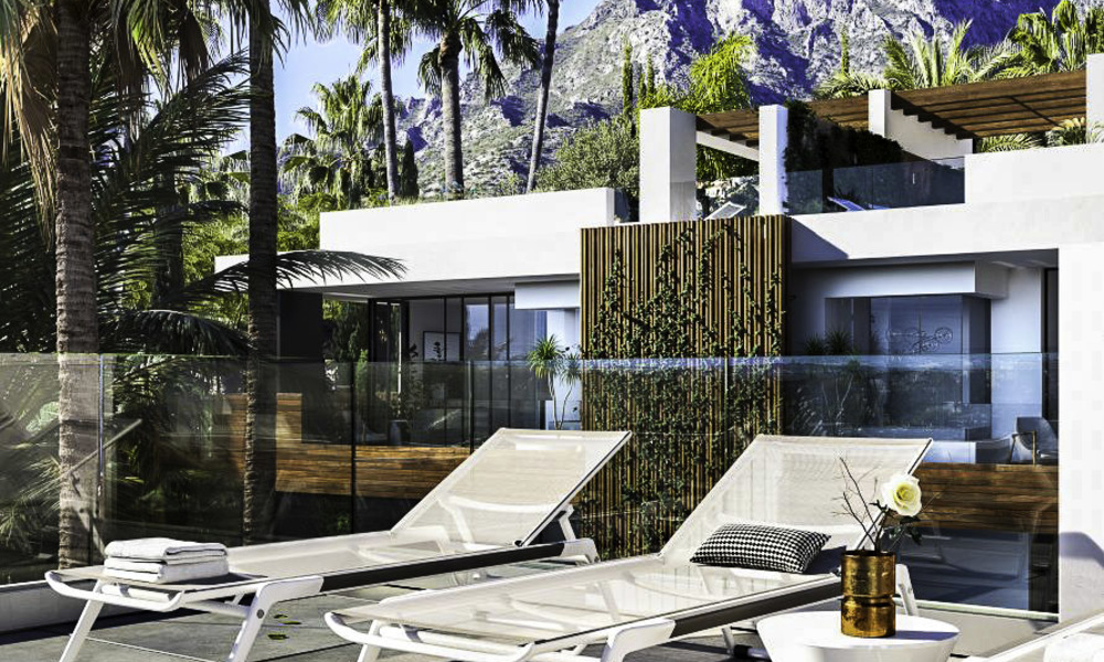 Luxueuze hedendaagse designer villa's met prachtig uitzicht te koop - Sierra Blanca, Golden Mile, Marbella. Voltooid! 11508