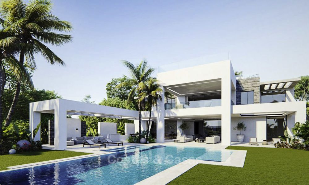Zeer exclusieve luxe villa in een moderne eigentijdse stijl te koop, eerstelijn golf te Benahavis - Marbella 11723