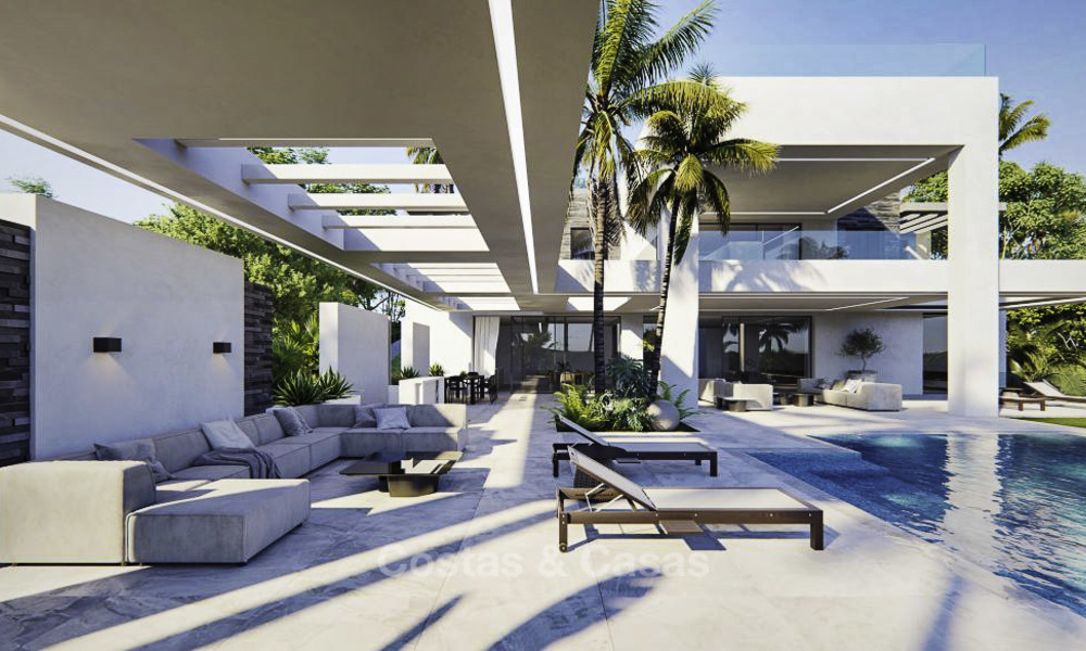 Zeer exclusieve luxe villa in een moderne eigentijdse stijl te koop, eerstelijn golf te Benahavis - Marbella 11724