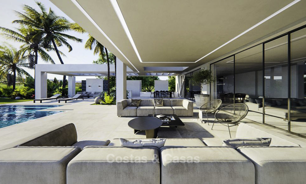 Zeer exclusieve luxe villa in een moderne eigentijdse stijl te koop, eerstelijn golf te Benahavis - Marbella 11729
