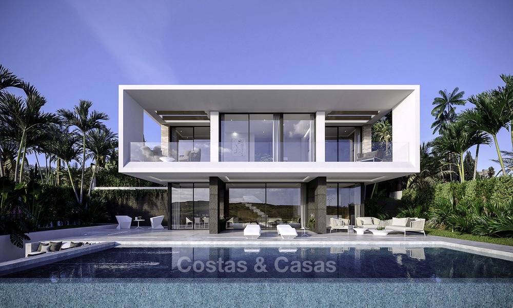 Prachtige nieuwe moderne villa's te koop dicht bij Estepona centrum, Costa del Sol 12023