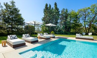 Prestigieuze luxe villa op een uitzonderlijke locatie te koop, eerstelijn golf, zeezicht en instapklaar - Nueva Andalucia, Marbella 57173 