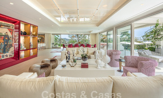 Prestigieuze luxe villa op een uitzonderlijke locatie te koop, eerstelijn golf, zeezicht en instapklaar - Nueva Andalucia, Marbella 57177 