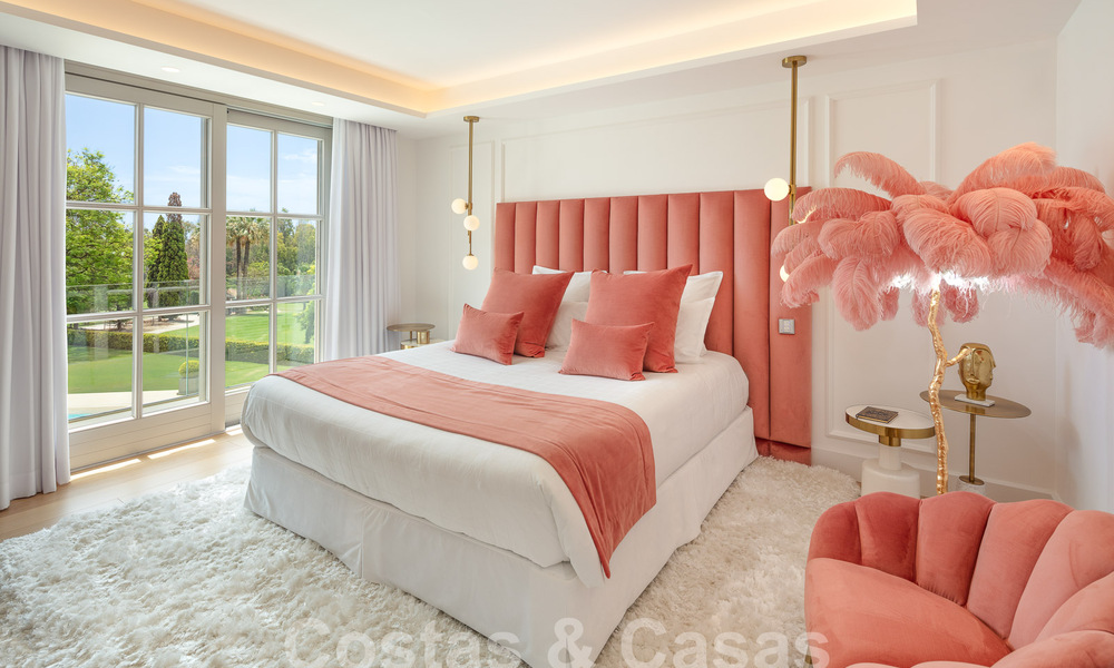 Prestigieuze luxe villa op een uitzonderlijke locatie te koop, eerstelijn golf, zeezicht en instapklaar - Nueva Andalucia, Marbella 57197
