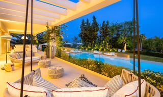 Prestigieuze luxe villa op een uitzonderlijke locatie te koop, eerstelijn golf, zeezicht en instapklaar - Nueva Andalucia, Marbella 57205 