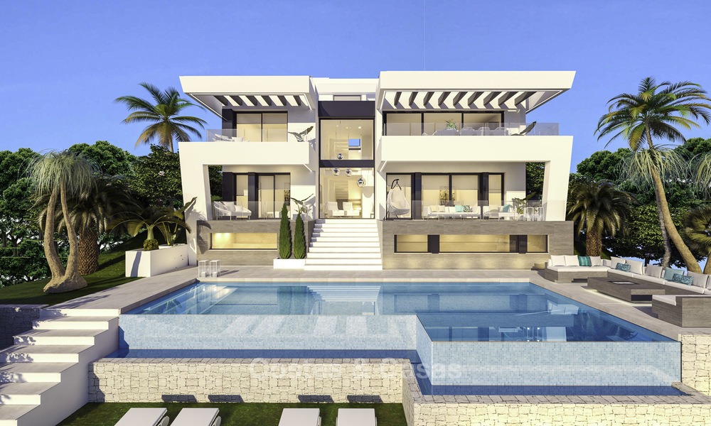 Bekoorlijke moderne luxe villa aan een prominente golfbaan te koop, Mijas, Costa del Sol 12387