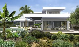Gloednieuwe moderne luxe villa met panoramisch zeezicht te koop in Benahavis - Marbella 12527 